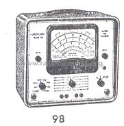 Deluxe VTVM 98MCP; Precision Apparatus (ID = 228248) Equipment