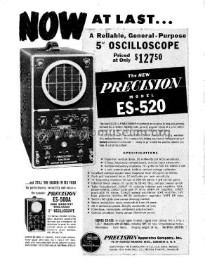 Oscilloscope ES-500; Precision Apparatus (ID = 3105974) Equipment