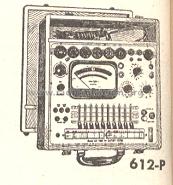 Tube and Battery Tester 612-P; Precision Apparatus (ID = 228252) Equipment