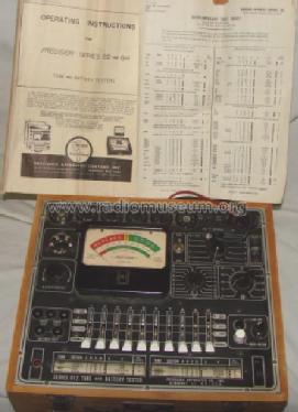 Tube and Battery Tester 612-P; Precision Apparatus (ID = 345665) Equipment