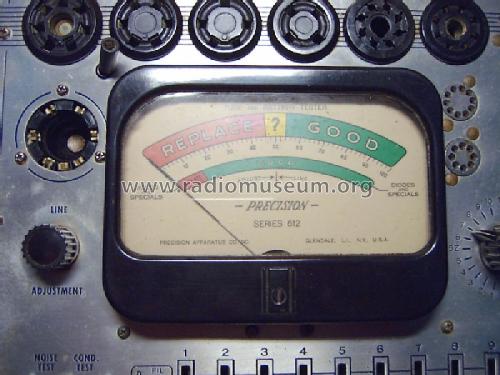 Tube & Battery Tester 612; Precision Apparatus (ID = 1181302) Equipment