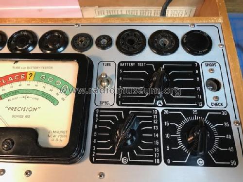 Tube & Battery Tester 612; Precision Apparatus (ID = 2536147) Equipment