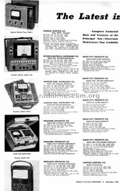 Volt-Ohm Meter Series 832S; Precision Apparatus (ID = 1146359) Equipment