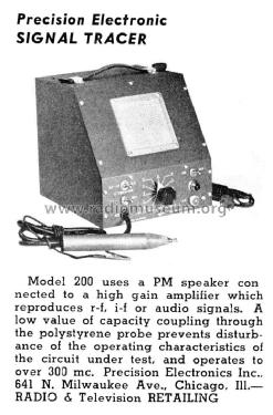 Signal Tracer ; Precision (ID = 1178098) Equipment