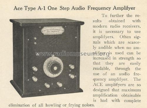 One-Stage Amplifier Type A-1; Precision Equipment (ID = 2961027) Ampl/Mixer