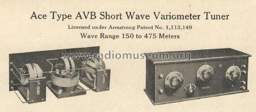 Regenerative Tuner Type AVB; Precision Equipment (ID = 2960798) mod-pre26