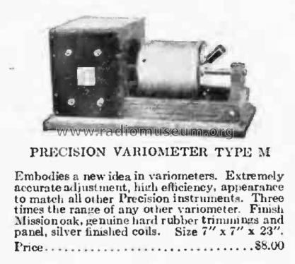 Variometer Type M; Precision Radio (ID = 1960159) mod-past25