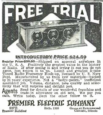 Ensemble ; Premier Electric Co. (ID = 1557715) Radio