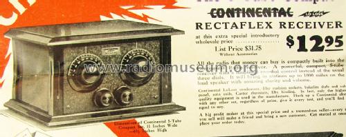 Continental Rectaflex ; Premier Radio Corp.; (ID = 1299814) Radio