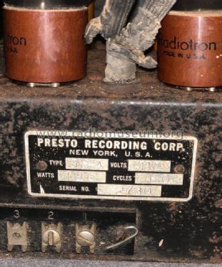 88A ; Presto Recording (ID = 2906705) Ampl/Mixer