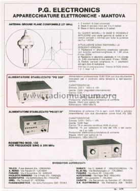 Alimentatore Stabilizzato PG 328; Previdi, P.G. (ID = 2828209) A-courant