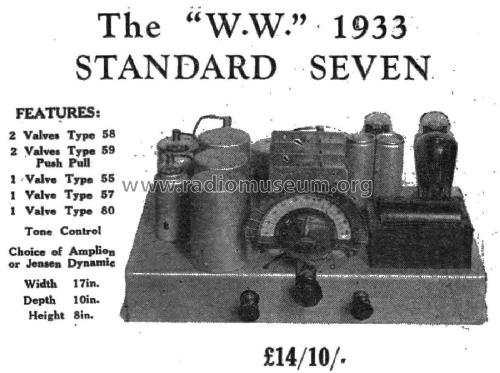 WW Standard Seven ; Price’s Radio (ID = 2250680) Radio