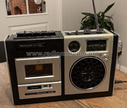 FM MW LW Radio/Cassette Recorder RTR 1300; Prinzsound brand (ID = 2874035) Radio