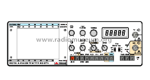 Analizador de espectro MC-377 + ; Promax; Barcelona (ID = 1434567) Equipment