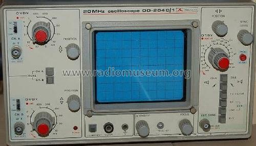 Osciloscopio OD-204-C1 Oscilloscope; Promax; Barcelona (ID = 1346347) Equipment