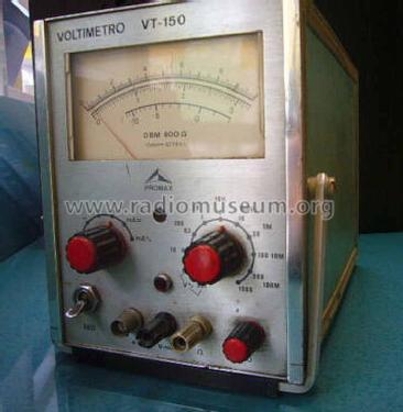 Voltímetro Electrónico VT-150; Promax; Barcelona (ID = 760926) Equipment