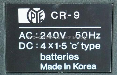 CR9; Pye Industries Ltd (ID = 2797609) Sonido-V