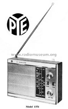 10 Transistor 1374; Pye Ltd., Radio (ID = 1239779) Radio