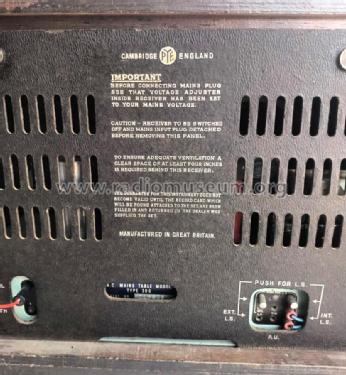 38G; Pye Ltd., Radio (ID = 3137551) Radio