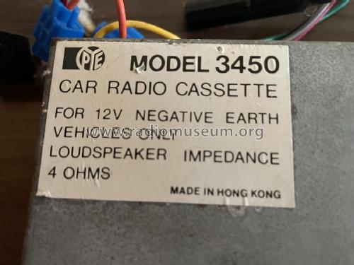 Car Radio Cassette 3450; Pye Ltd., Radio (ID = 2863433) Car Radio