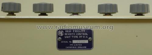 PF91A; Pye Ltd., Radio (ID = 639100) Ampl/Mixer