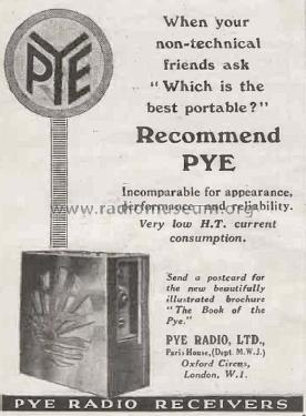 Portable 25C; Pye Ltd., Radio (ID = 2702178) Radio