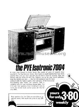 Isotronic Stereo System 7004; Pye N.Z. Ltd.; Waihi (ID = 3084024) Radio