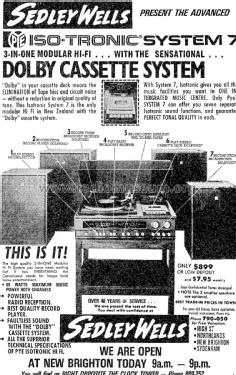 Isotronic System 7 3 In 1 ; Pye N.Z. Ltd.; Waihi (ID = 3084007) Radio