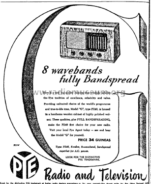 Model G PZ40; Pye N.Z. Ltd.; Waihi (ID = 2889571) Radio