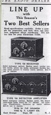 Detector Amplifier Type 718; Q. T. Light Company, (ID = 2334494) Radio