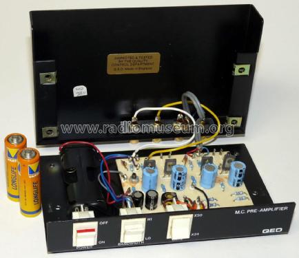 MC Pre-Amplifier MCA-1; QED Hi-Fi Systems; (ID = 1889182) Ampl/Mixer