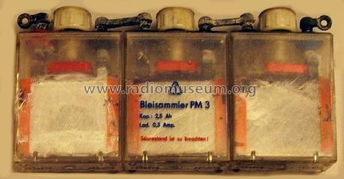 Blei-Akkumulator PM3; Quaiser, D., Dresden (ID = 1604402) Strom-V