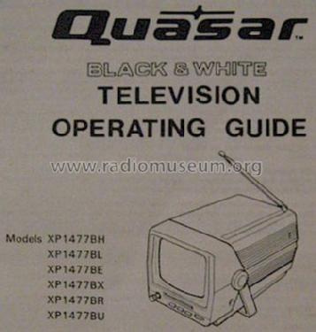 XP1477BU Ch= 5TS634; Quasar Company, (ID = 667167) TV Radio