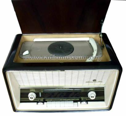 Simonetta Stereo-Phonosuper MW 322 ST; QUELLE GmbH (ID = 1020840) Radio