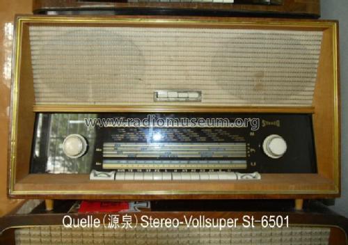 Stereo-Vollsuper ST6501 Art. Nr. 03604; QUELLE GmbH (ID = 2012617) Radio