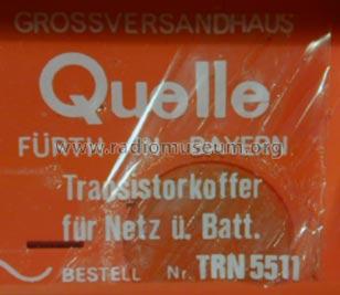 TRN-5511; QUELLE GmbH (ID = 802547) Radio