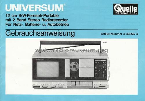 Universum 3-32856-4; QUELLE GmbH (ID = 592835) Fernseh-R