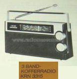 Universum 3 Band Kofferradio KRN 3315; QUELLE GmbH (ID = 490913) Radio