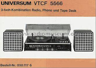 Universum 3-fach Kombination VTCF 5566 ; QUELLE GmbH (ID = 534828) Radio