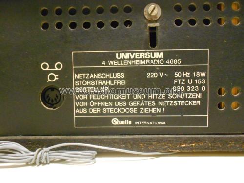 Universum 4685; QUELLE GmbH (ID = 2164111) Radio