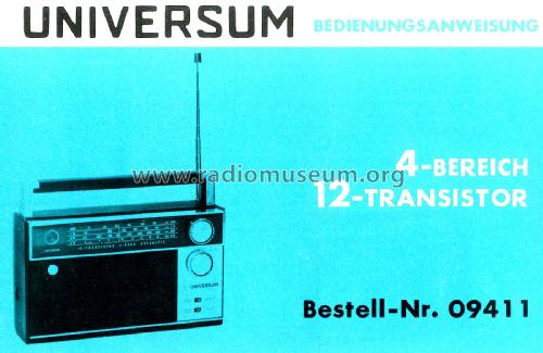 Universum 4-Band Automatic 705 Best. Nr. 09411; QUELLE GmbH (ID = 2827869) Radio