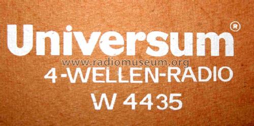 Universum 4 Wellen-Radio W4435; QUELLE GmbH (ID = 585283) Radio