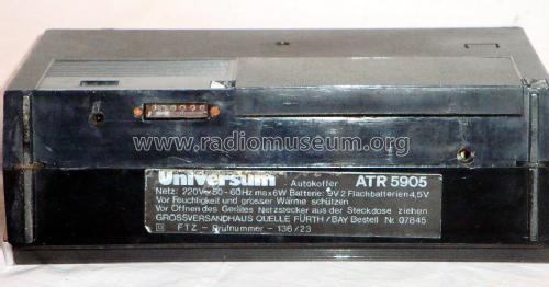 Universum Autokoffer ATR 5905; QUELLE GmbH (ID = 1387239) Radio