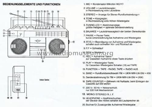 Universum CTR 4361; QUELLE GmbH (ID = 480455) Radio