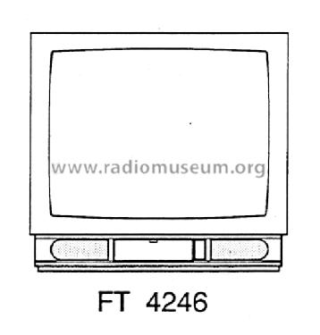 Universum FT 4246 Best.Nr. 023.678 6; QUELLE GmbH (ID = 1640048) Television