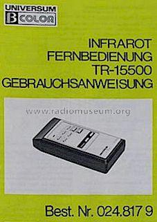 Universum IR Fernbedienung TR-15500 ; QUELLE GmbH (ID = 670226) Misc