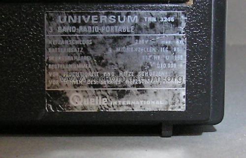 Universum TRN 3246; QUELLE GmbH (ID = 577018) Radio