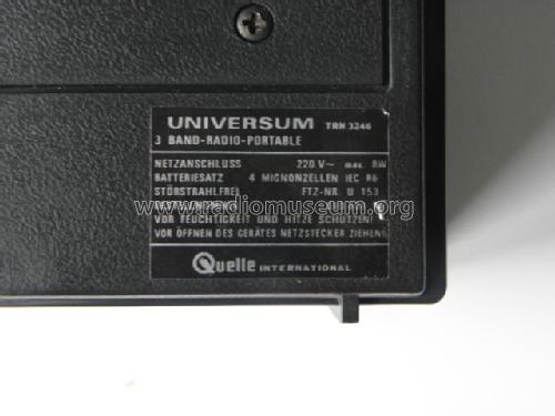 Universum TRN 3246; QUELLE GmbH (ID = 805812) Radio