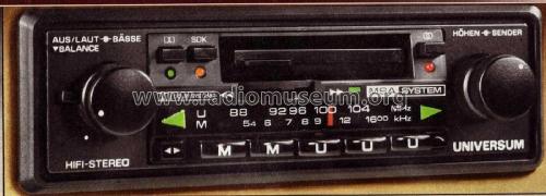 Universum UKW-Stereo/MW-Autosuper Bestell-Nr. 788.353; QUELLE GmbH (ID = 2039379) Car Radio