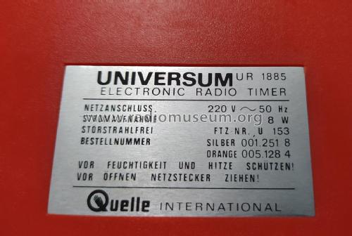 Universum UR1885; QUELLE GmbH (ID = 2535028) Radio